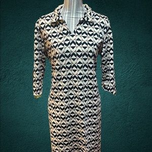 J McLaughlin pattern dress size XL